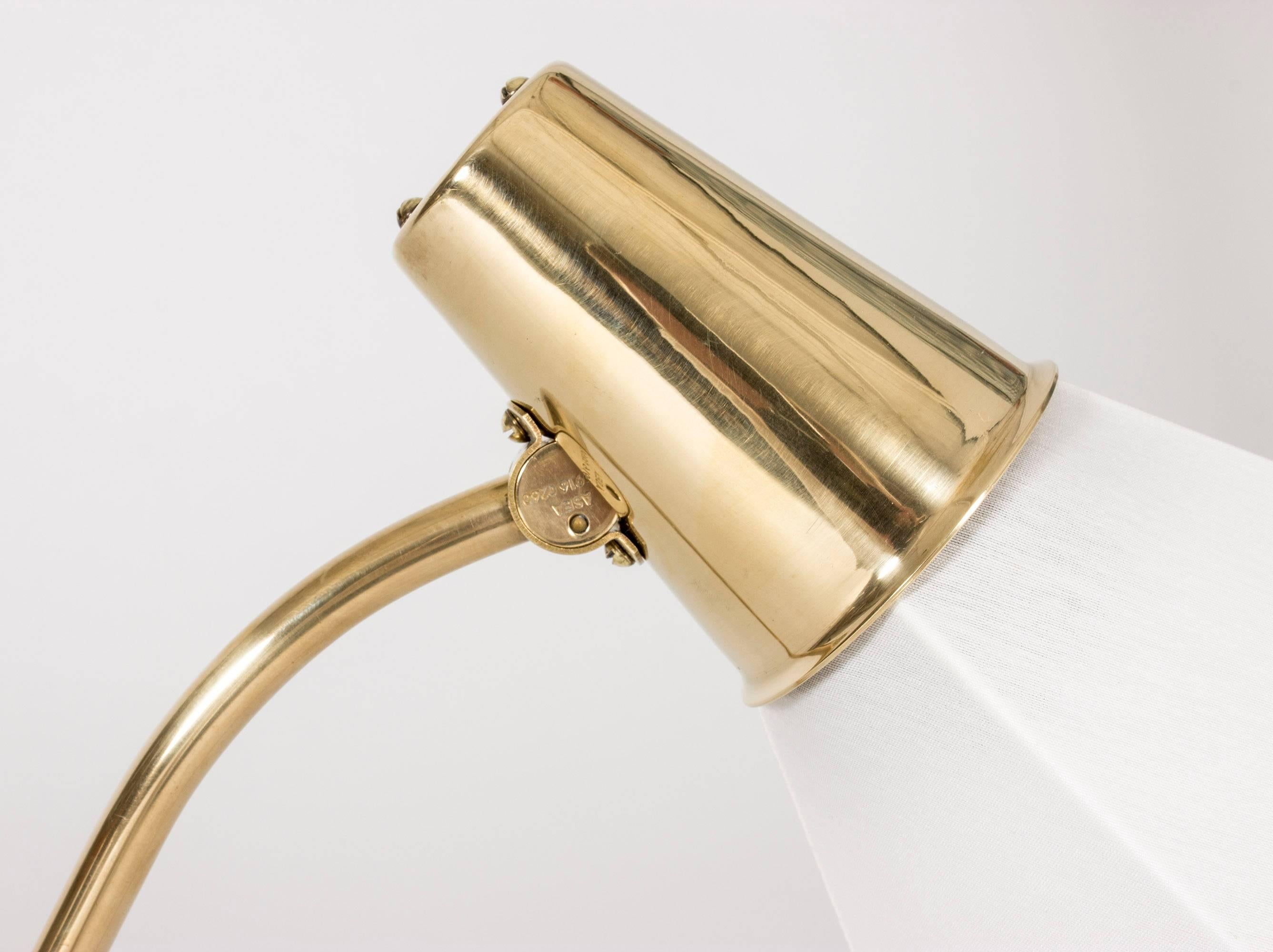 Mid-20th Century Brass Desk Lamp by Sonja Katzin