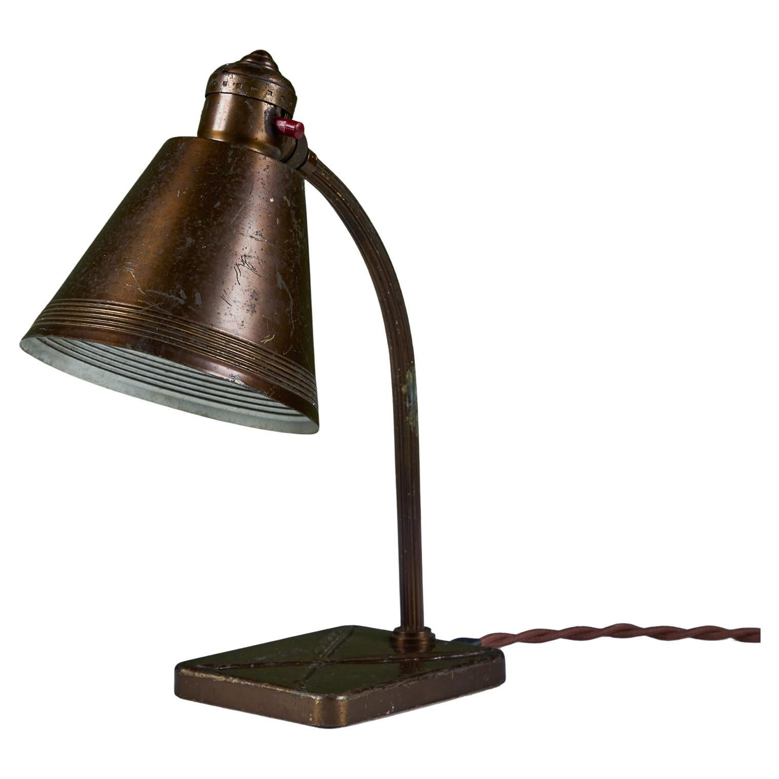Brass Desk Lamp for Chase USA