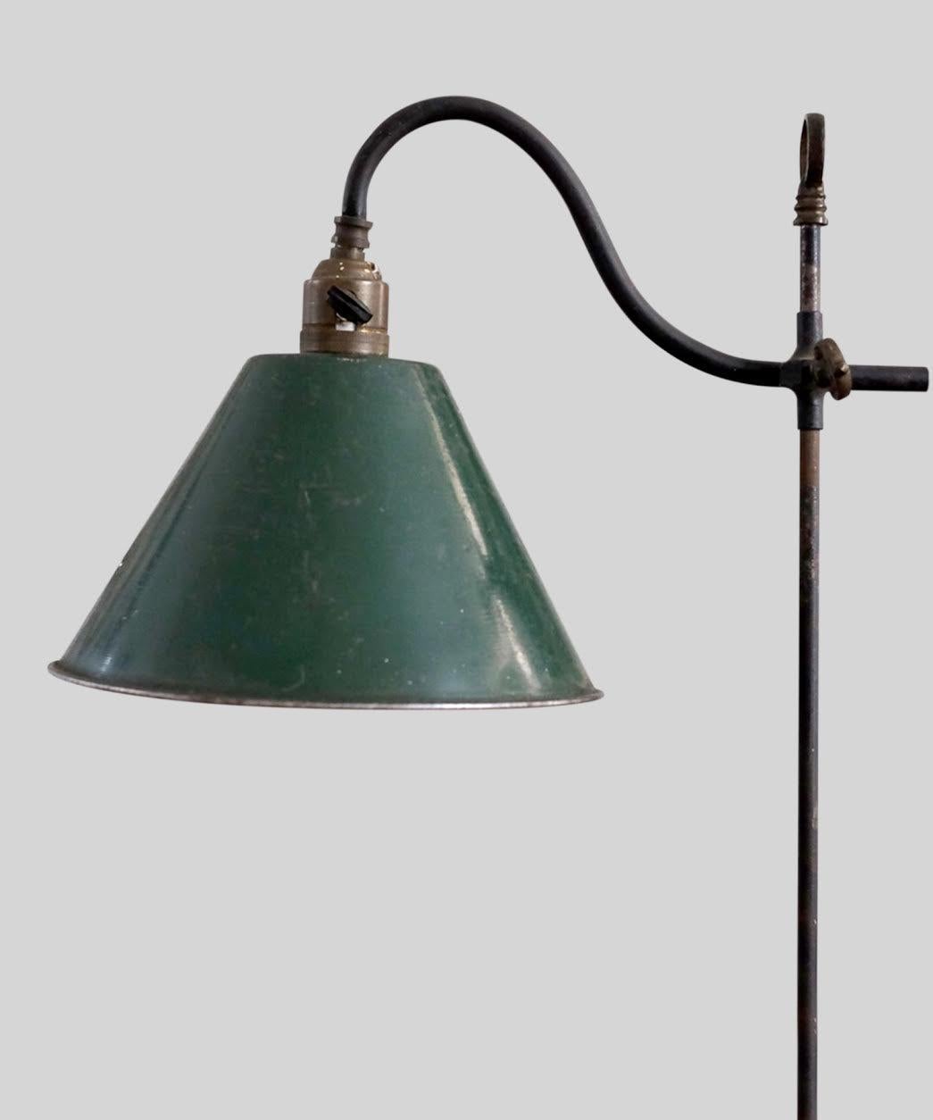 English Brass Desk Lamp