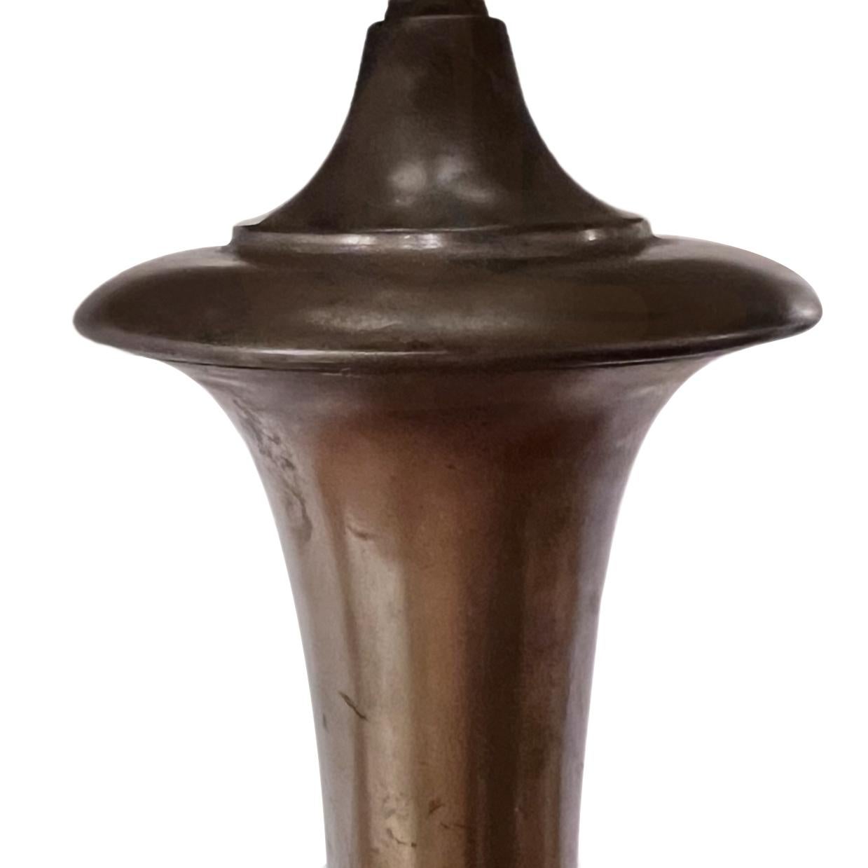 Messing-Schreibtischlampe im Zustand „Gut“ im Angebot in New York, NY