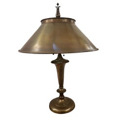 Lampada da scrivania in ottone