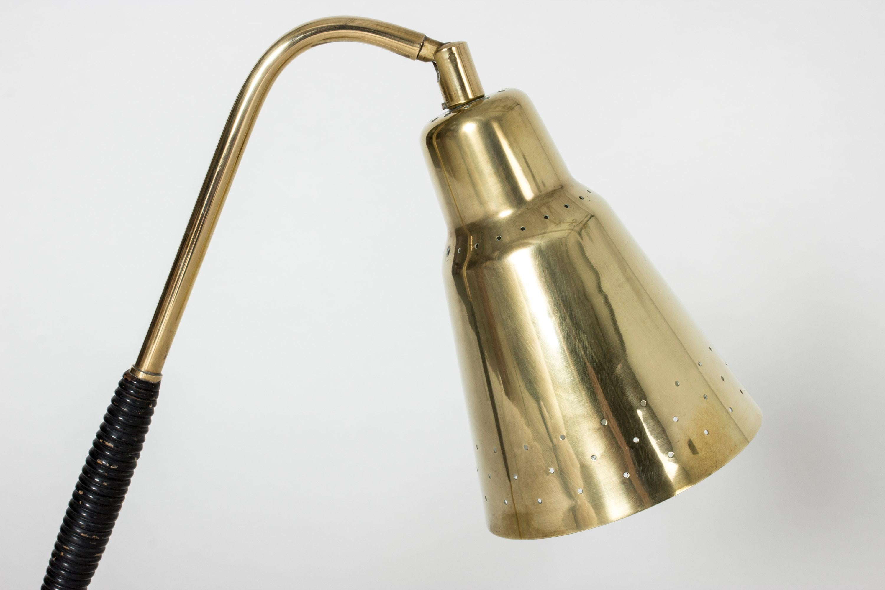 Brass desk lamp from Bergboms In Good Condition In Stockholm, SE