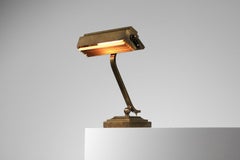 Schreibtischlampe aus Messing aus den 1940er/50er Jahren