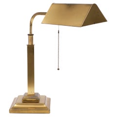 Retro  Brass Desk Lamp Sölken Leuchten  1972 Germany 