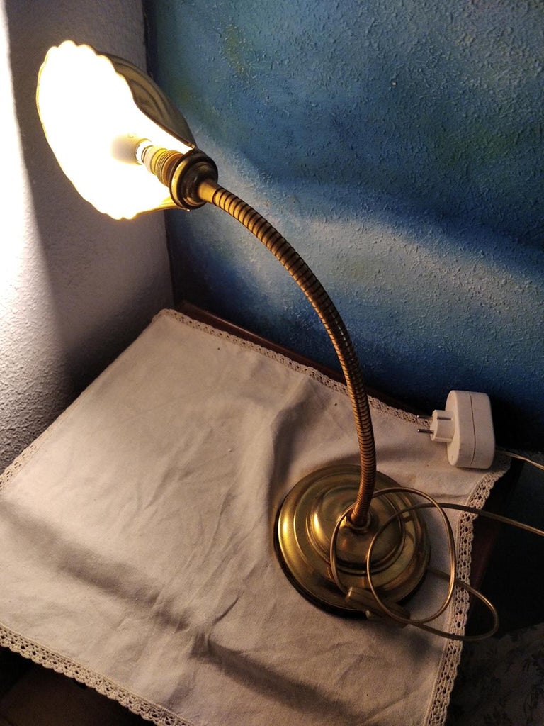 Brass Desk Table Lamp Shell ,Art Nouveau, Art Deco at 1stDibs | art ...