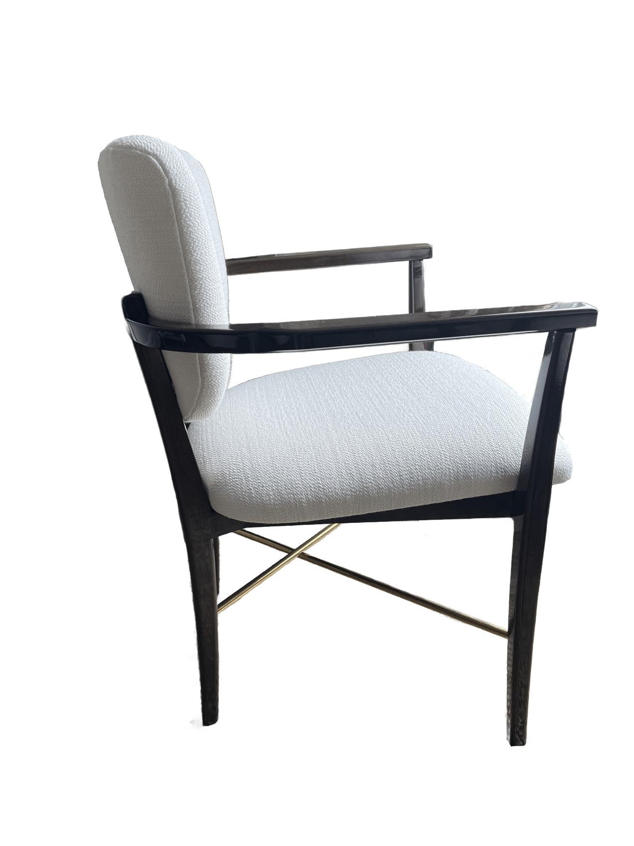 Brass Detail Chair For Sale 1