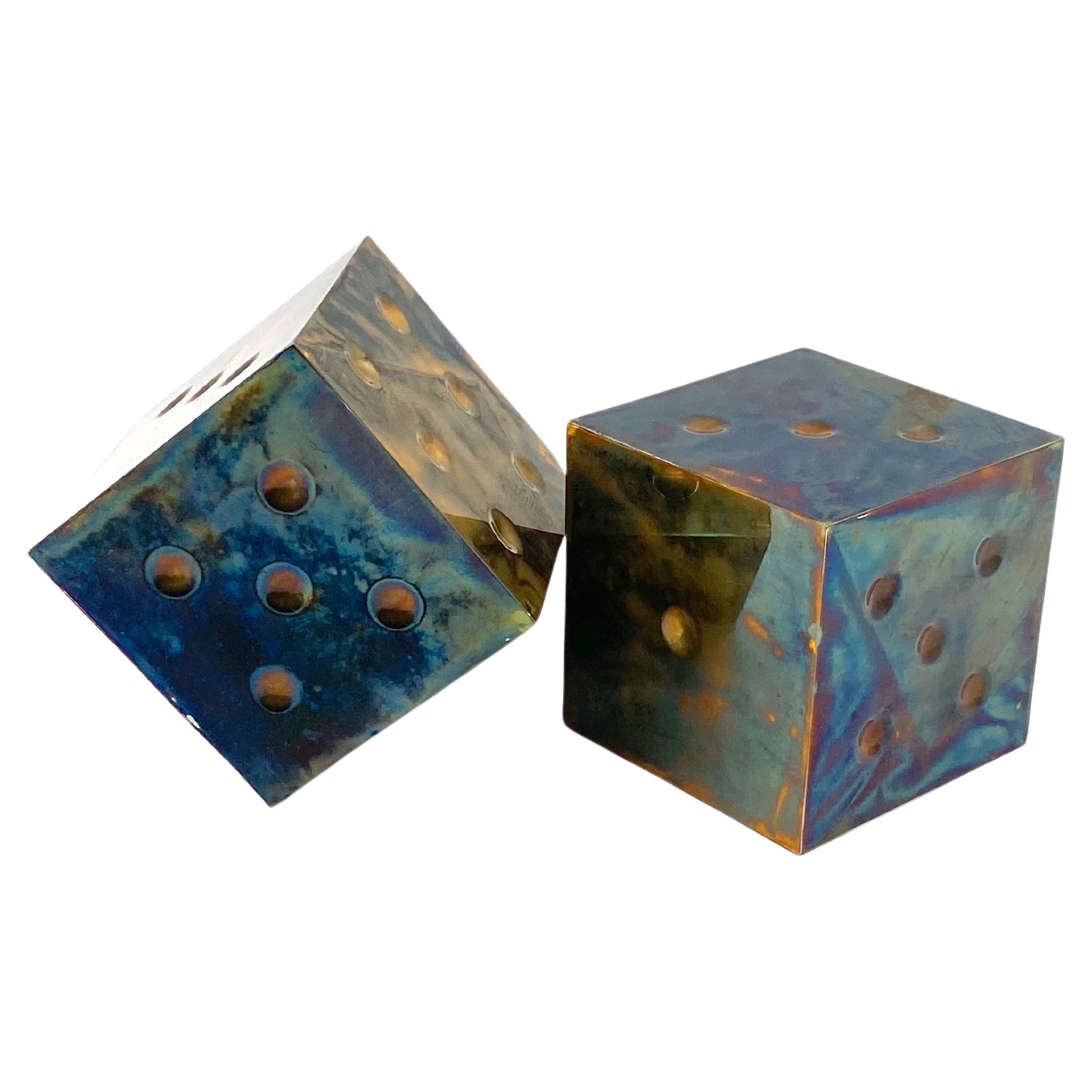 Brass says paperweights, Italy 1970 For Sale