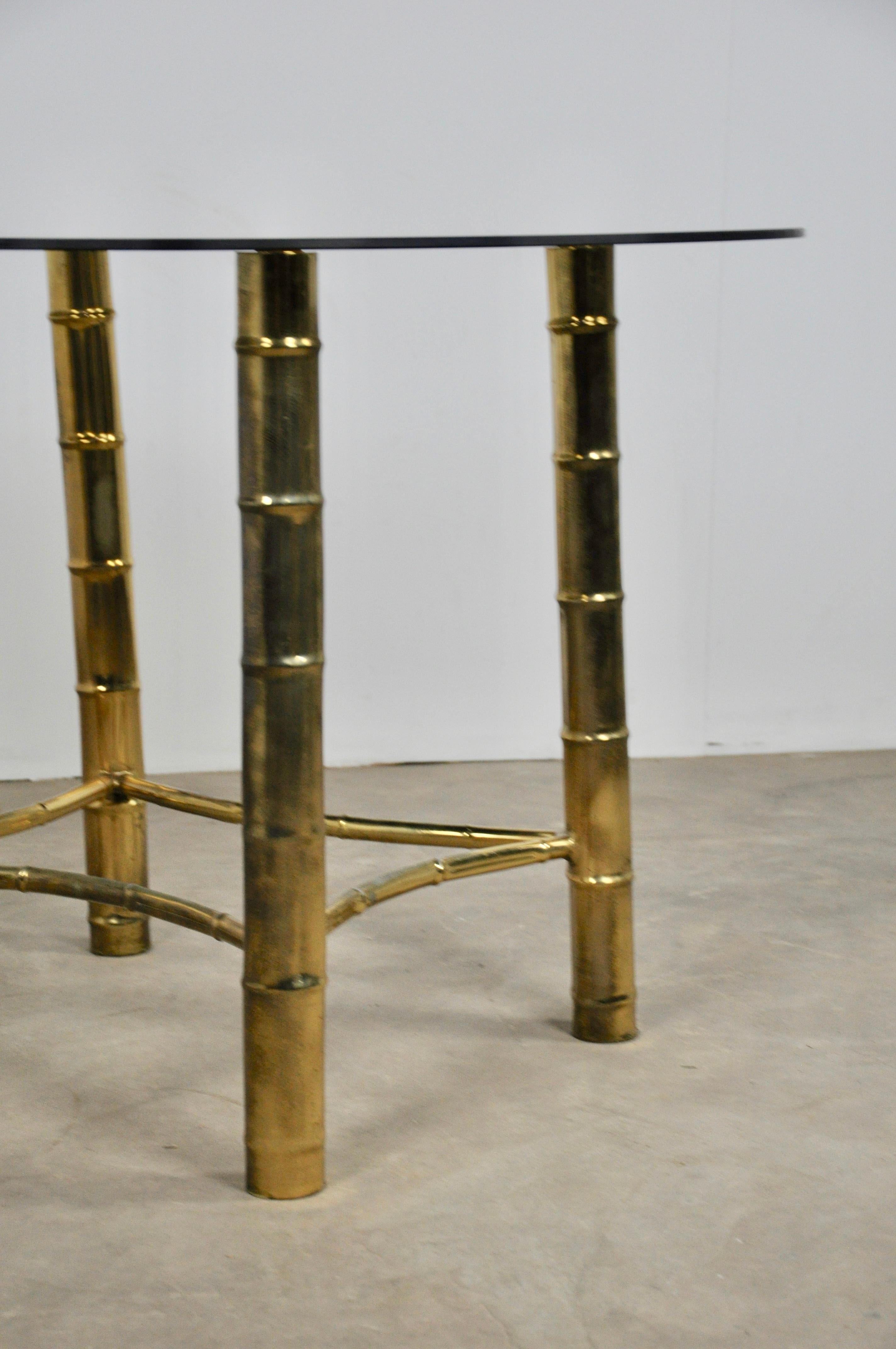 Mid-20th Century Brass Dining Table, 1960s