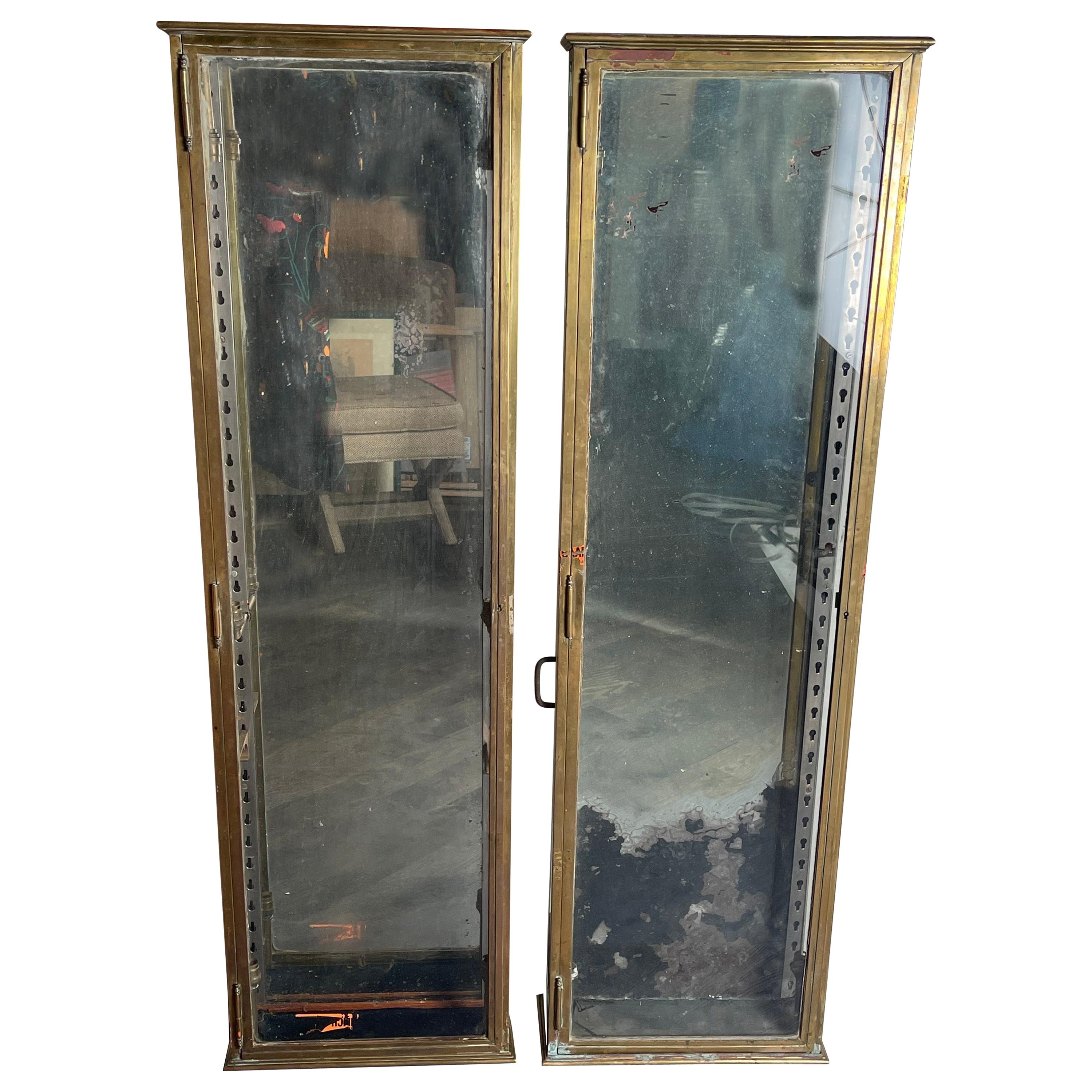 Brass Display Cabinets Case / Store Fixture