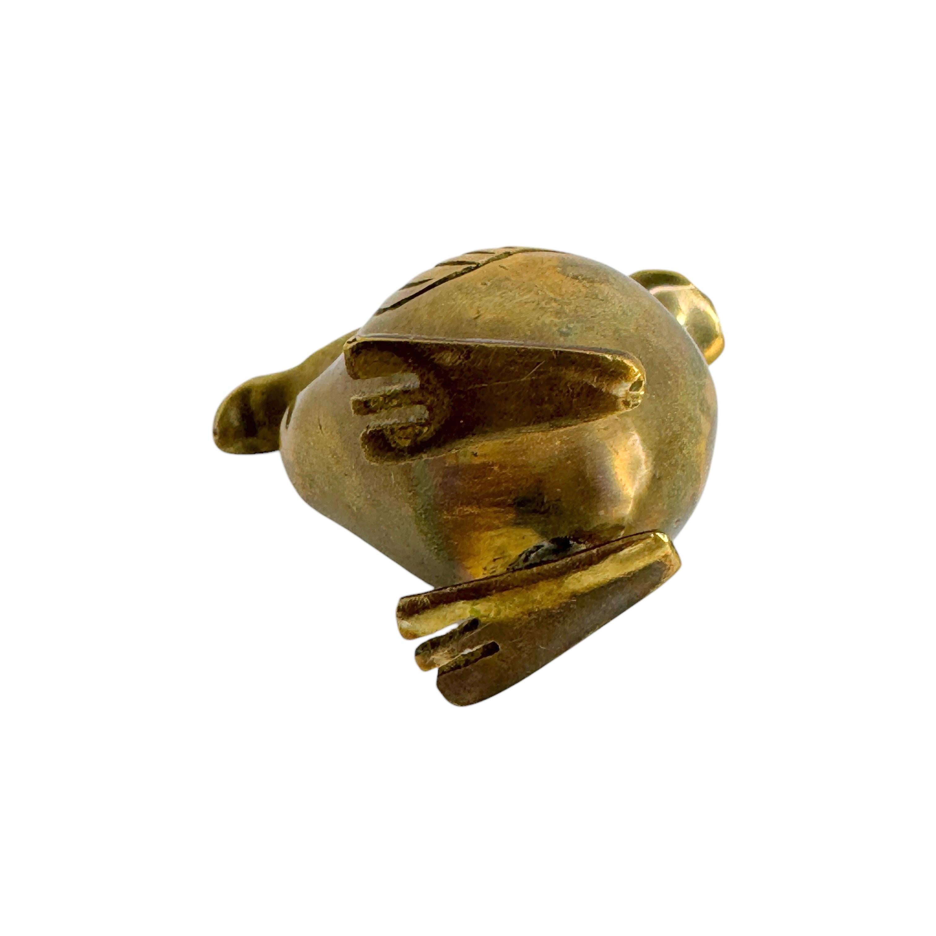 Brass Dodo Bird Figurine Desktop Paperweight 1960s Mid-Century Modern, German 3