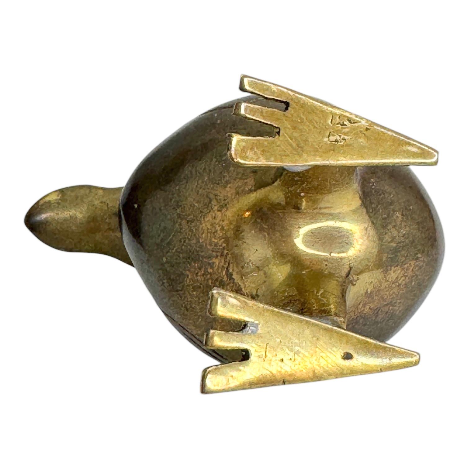 Brass Dodo Bird Figurine Desktop Paperweight 1960s Mid-Century Modern, German 4