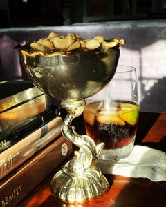 Brass Dolphin Nut Candy Dish Bowl