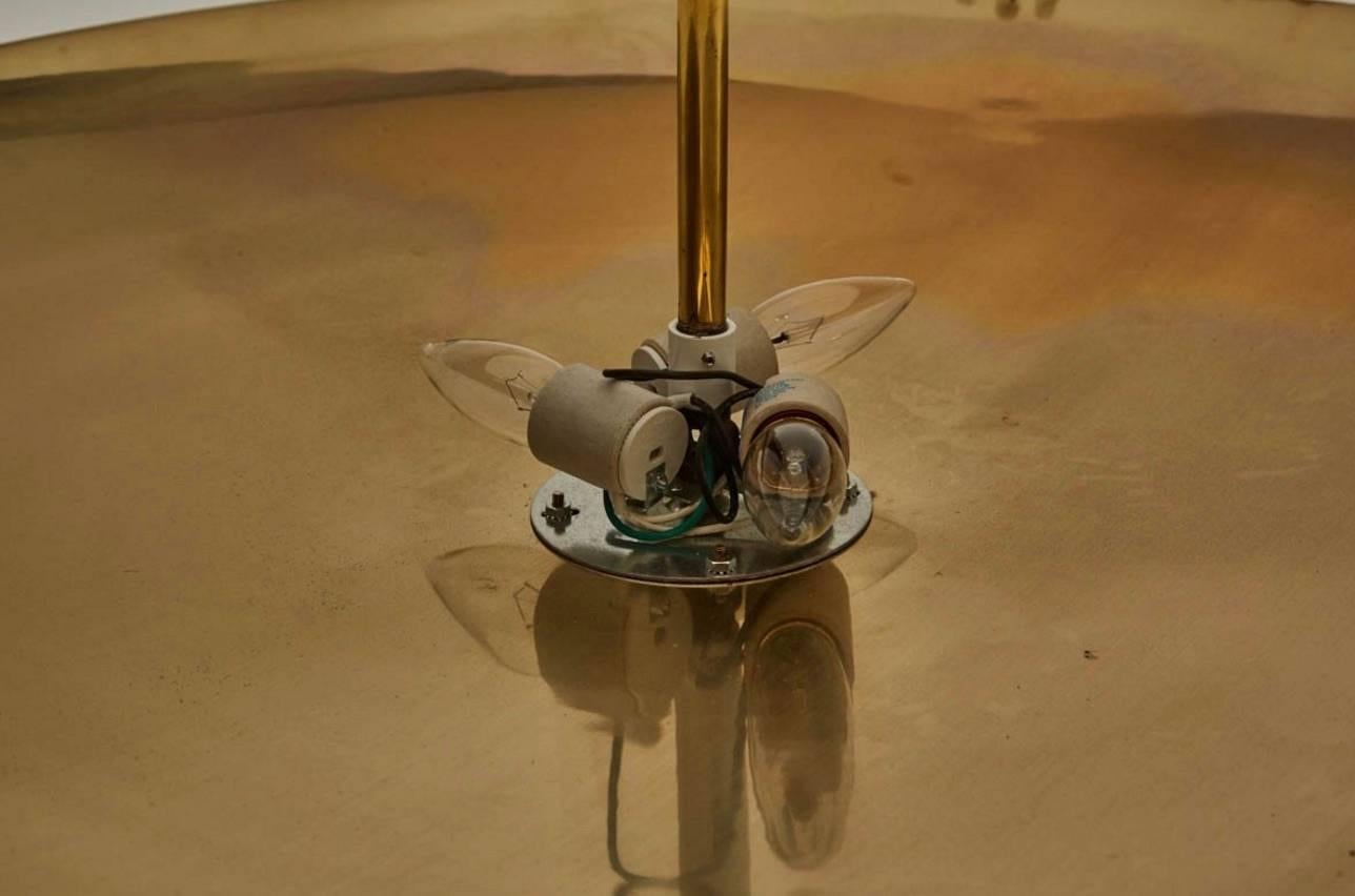 brass dome flush mount