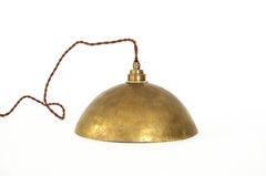 Brass Dome Pendant Lamp