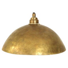 Vintage Brass Dome Pendant Lamp
