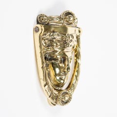 Brass Door Knocker Depicting the Goddess Pamona