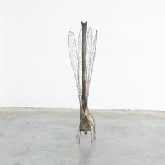Sculpture de libellule en laiton de Daniel Dhaeseleer
