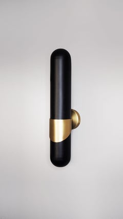 Brass "Dream" Wall Light, Square in Circle