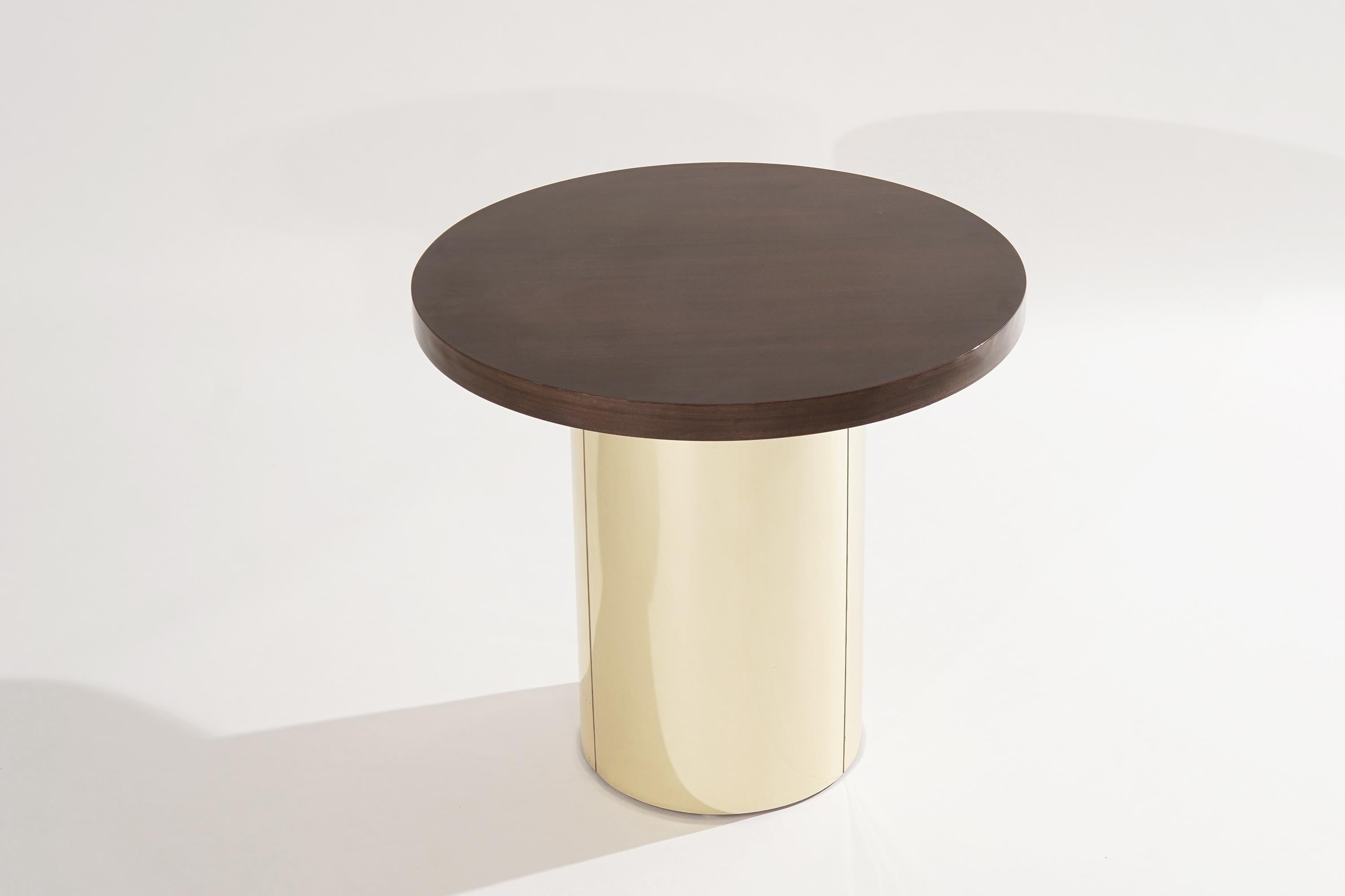 American Brass Drinks Table by Curtis Jere, 1968