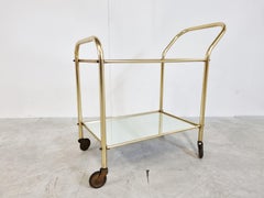 Brass Drinks Trolley, 1960s