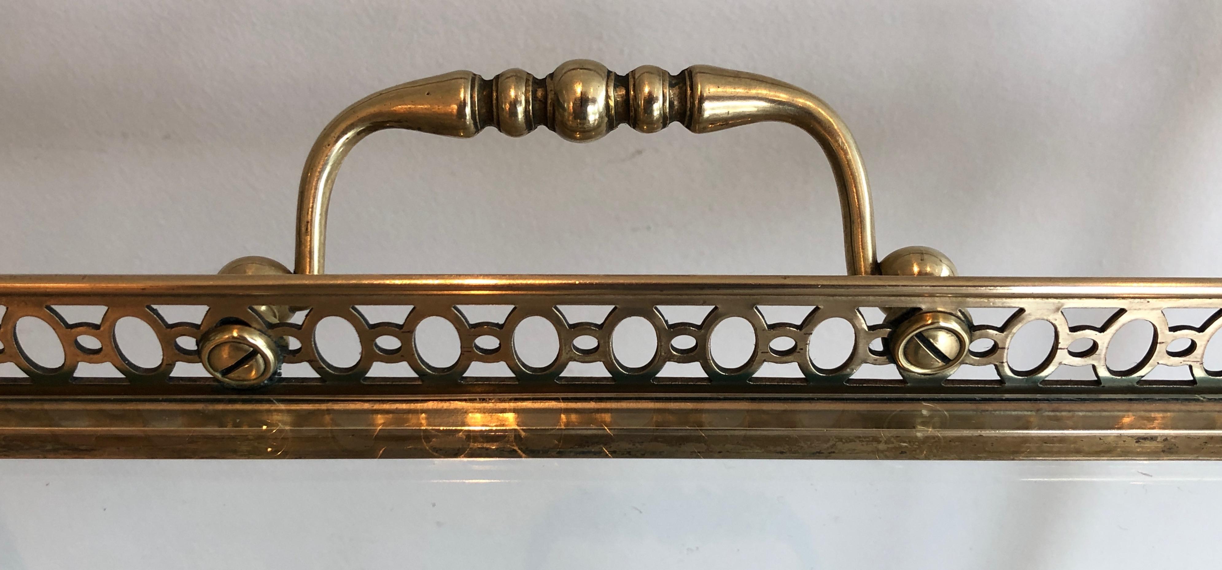 Brass Drinks Trolley by Maison Jansen. Circa 1940 3