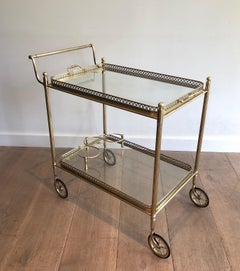 Brass Drinks Trolley by Maison Jansen. Circa 1940