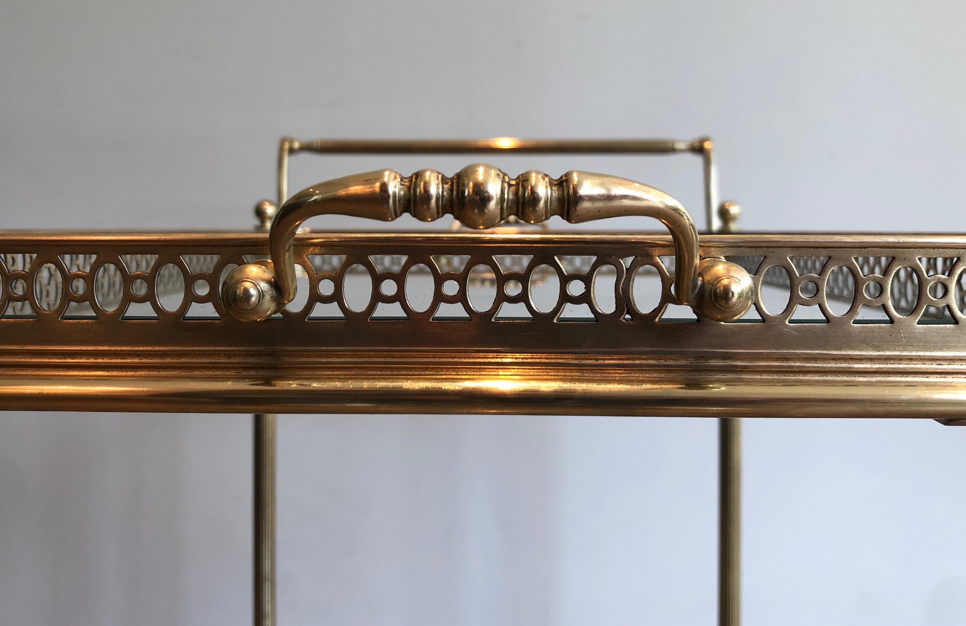 Brass Drinks Trolley by Maison Jansen. Circa 1940 2