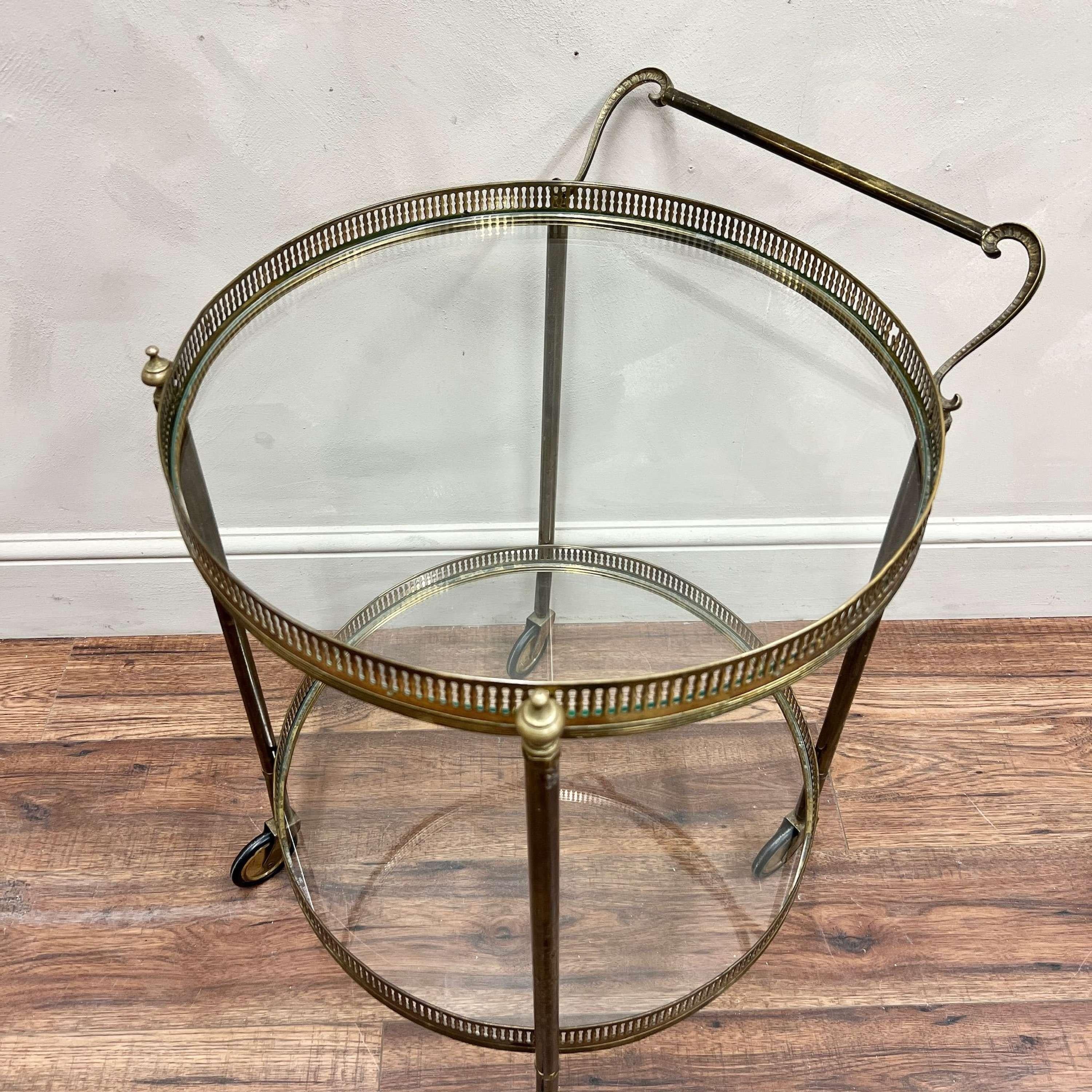 Brass Drinks Trolley 1