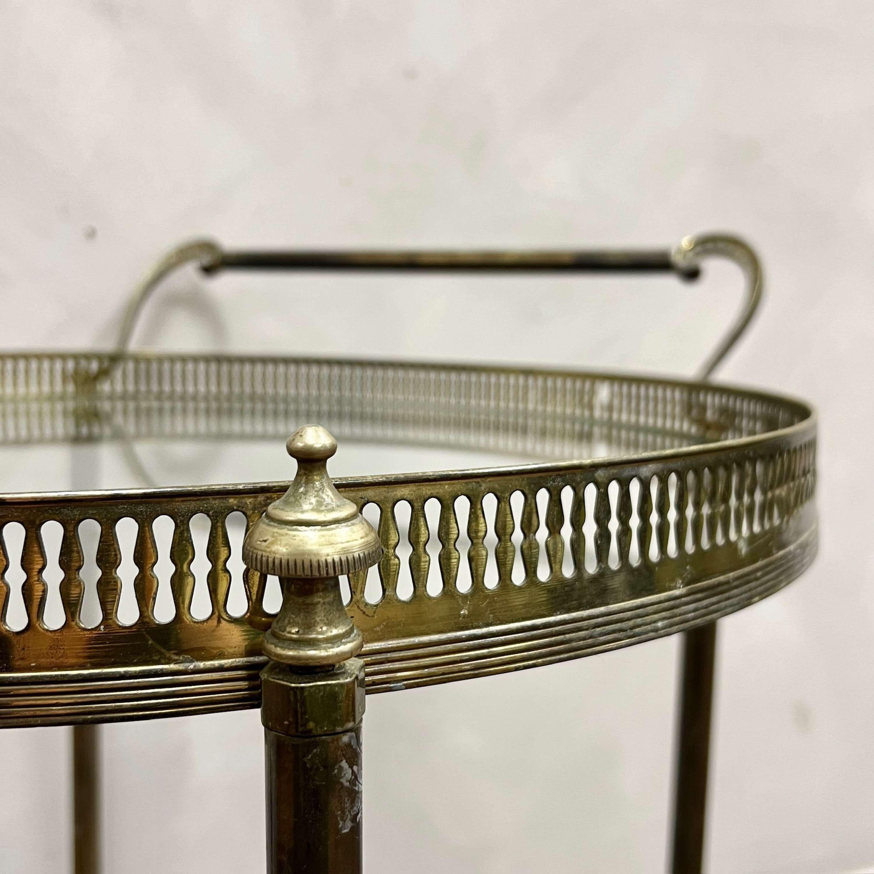 Brass Drinks Trolley 3