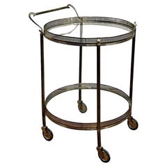 Vintage Brass Drinks Trolley