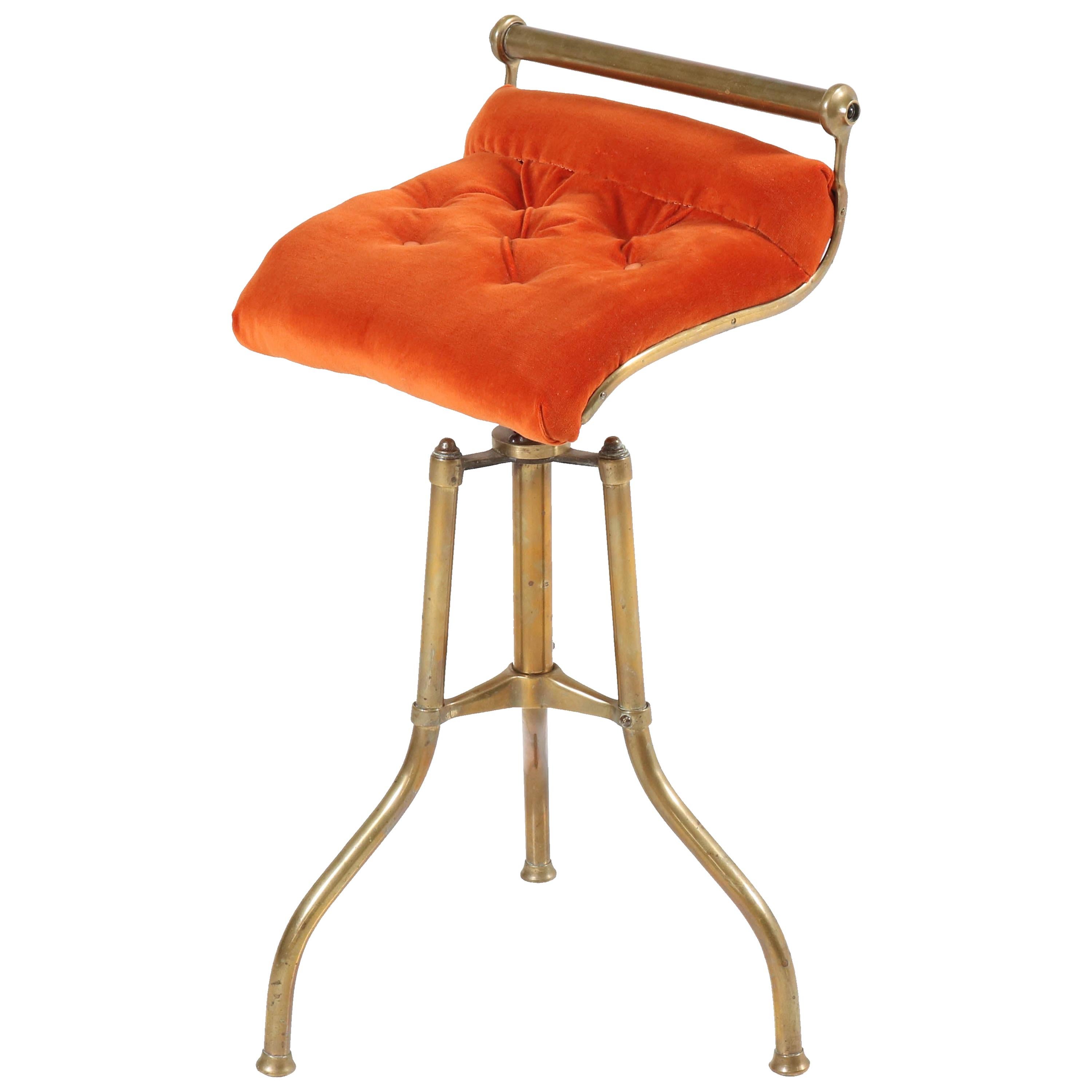 French Art Nouveau Bar Stool at 1stDibs