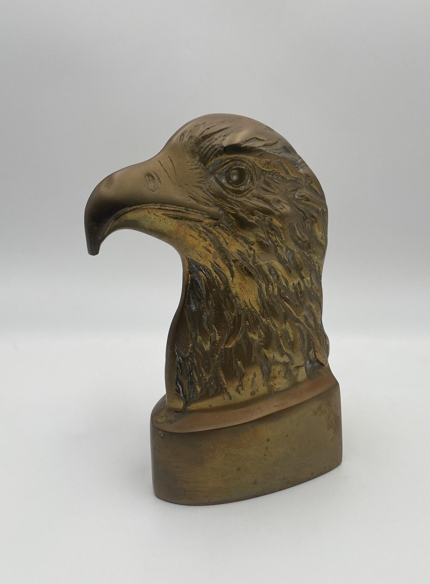 Brass Eagle Bookends or Doorstops, 1970's  For Sale 7