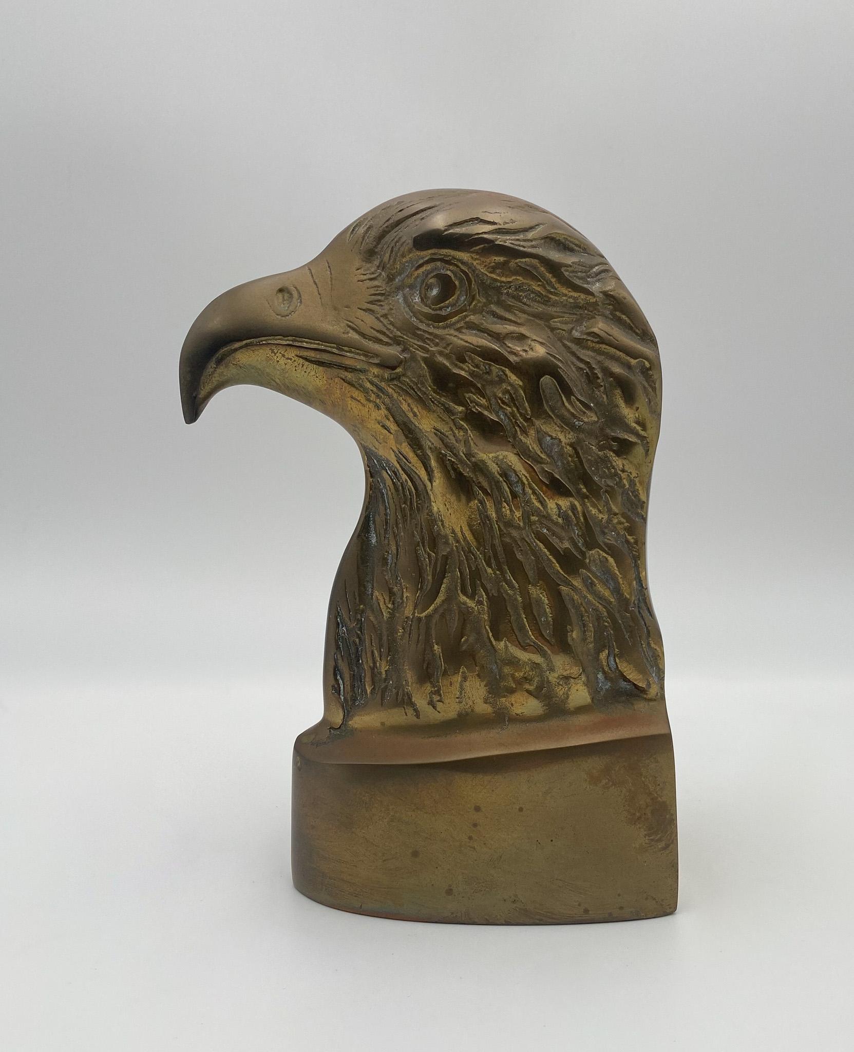 Brass Eagle Bookends or Doorstops, 1970's  For Sale 8