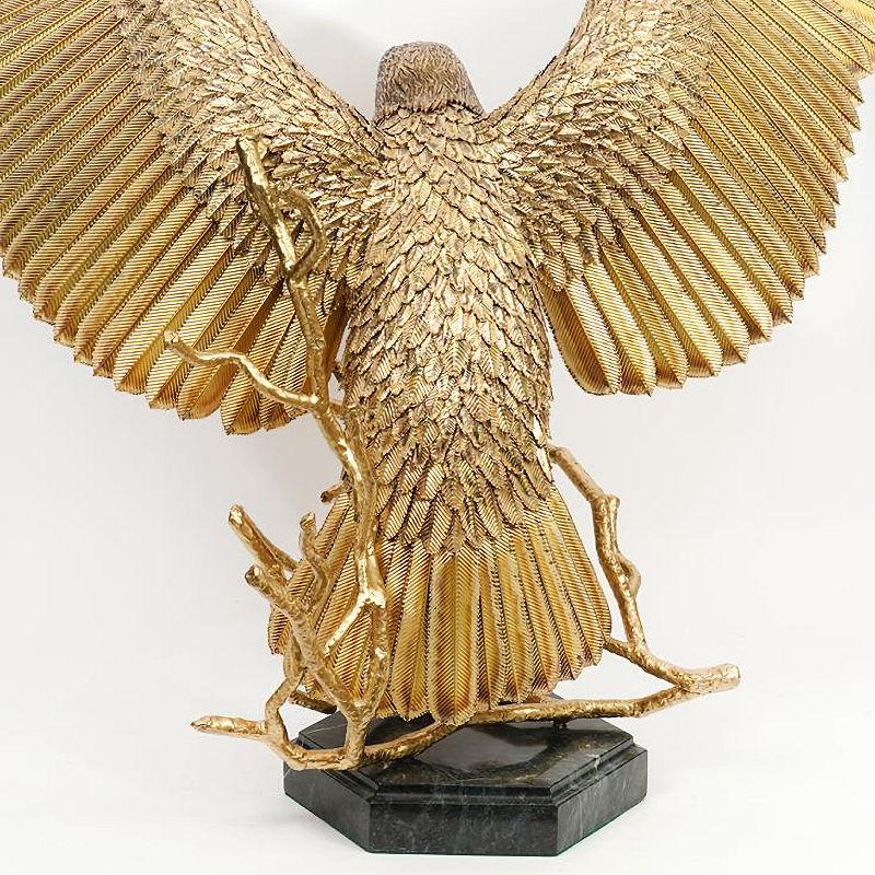 Brass Eagle Sculpture by Robert Signorella 1