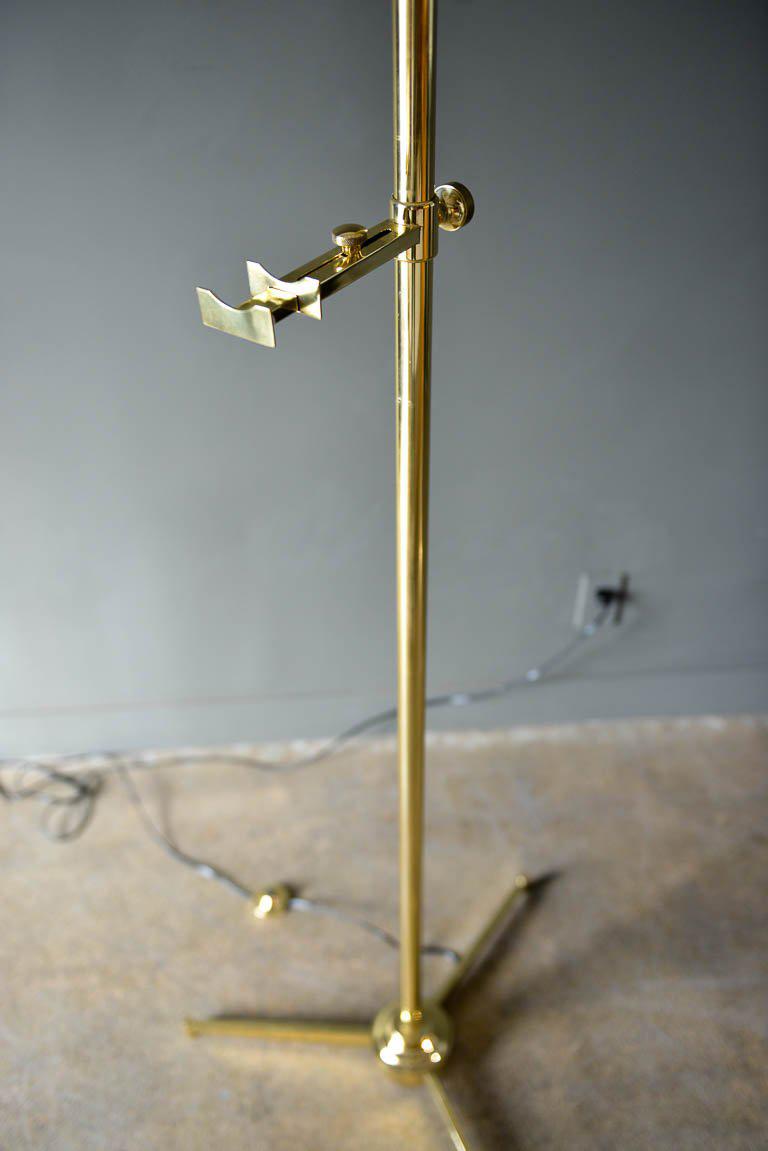 Mid-20th Century Brass Easel Lamp by Angelo Lelli for Arredoluce of Italy, circa 1970
