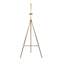 Brass Easel with an Acrylic Shelf