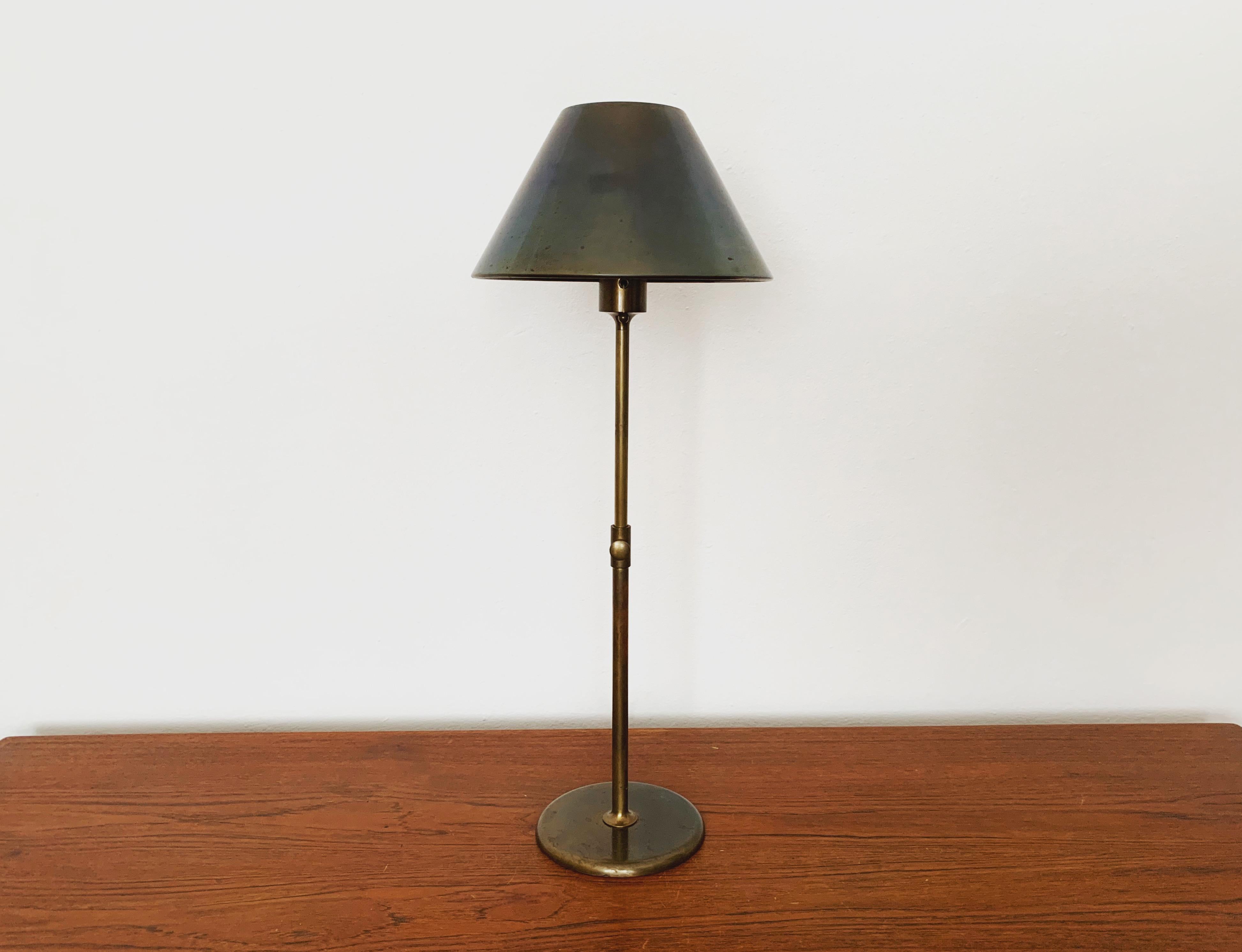 German Brass Ela Table Lamp by Florian Schulz For Sale