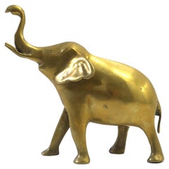 Brass Elephant Decorative Object