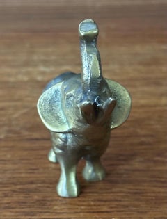 Brass Elephant Paperweight