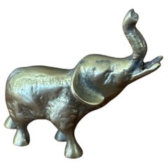 Fermacarte Elefante in ottone