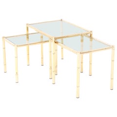 Hollywood Regency Nesting Tables and Stacking Tables