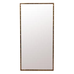 Brass Faux Bamboo Mirror