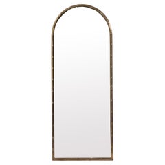 Brass Faux Bamboo Mirror