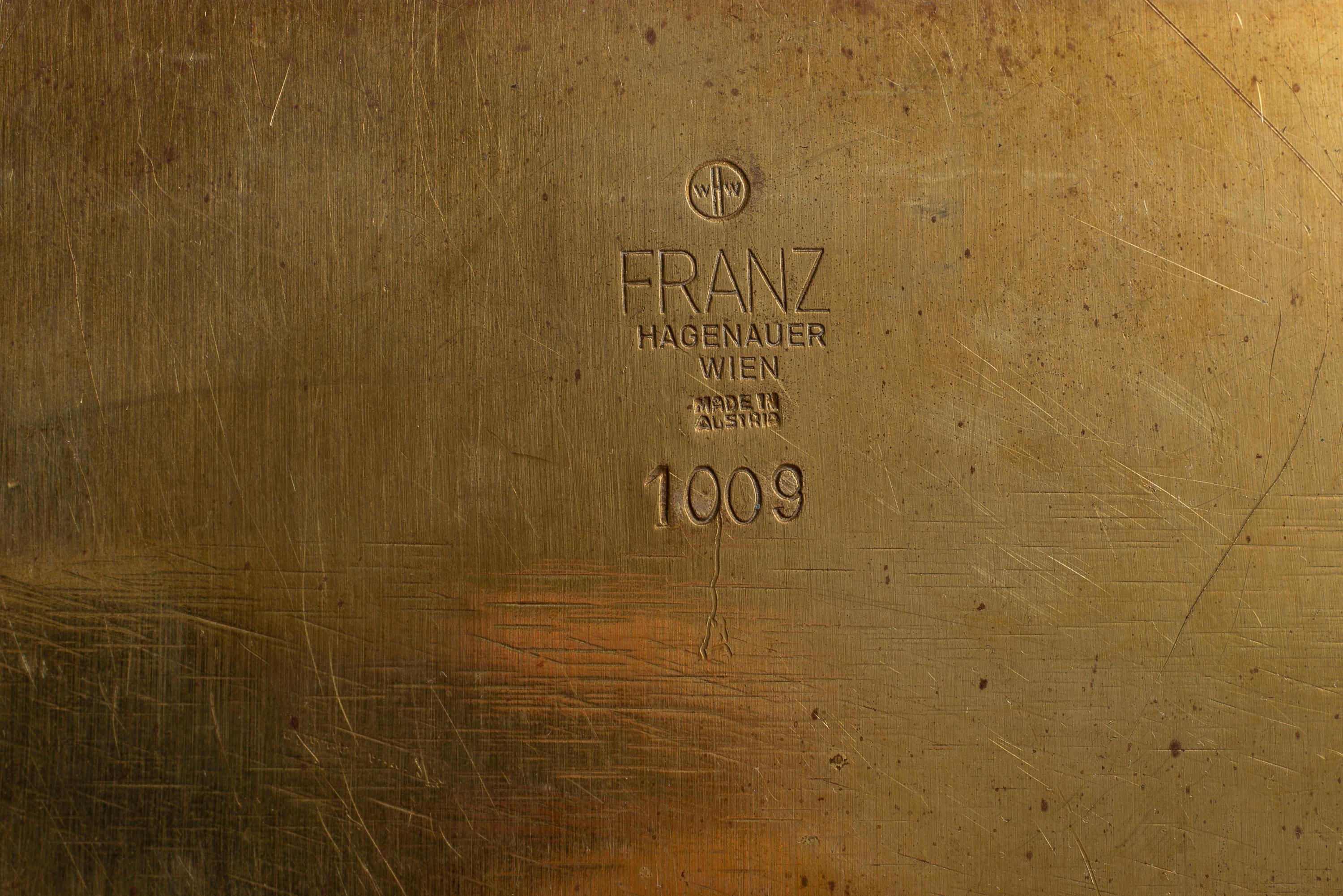 Brass Female Bust Franz Hagenauer Werkstatte Hagenauer Wien early 1980s Austrian For Sale 2