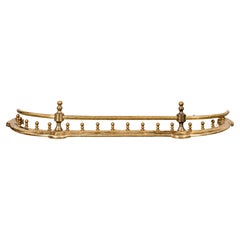 Brass Fender with Twisted Rail Motif