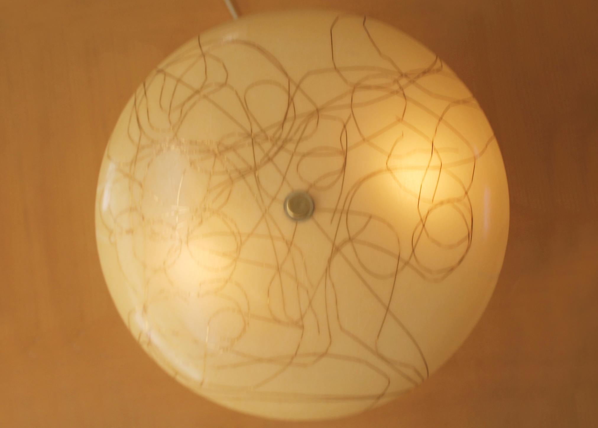 Messing & Fiberglas Schreibtischlampe nach Paavo Tynell Taito 50s Mid Century Wunderschön! im Angebot 1
