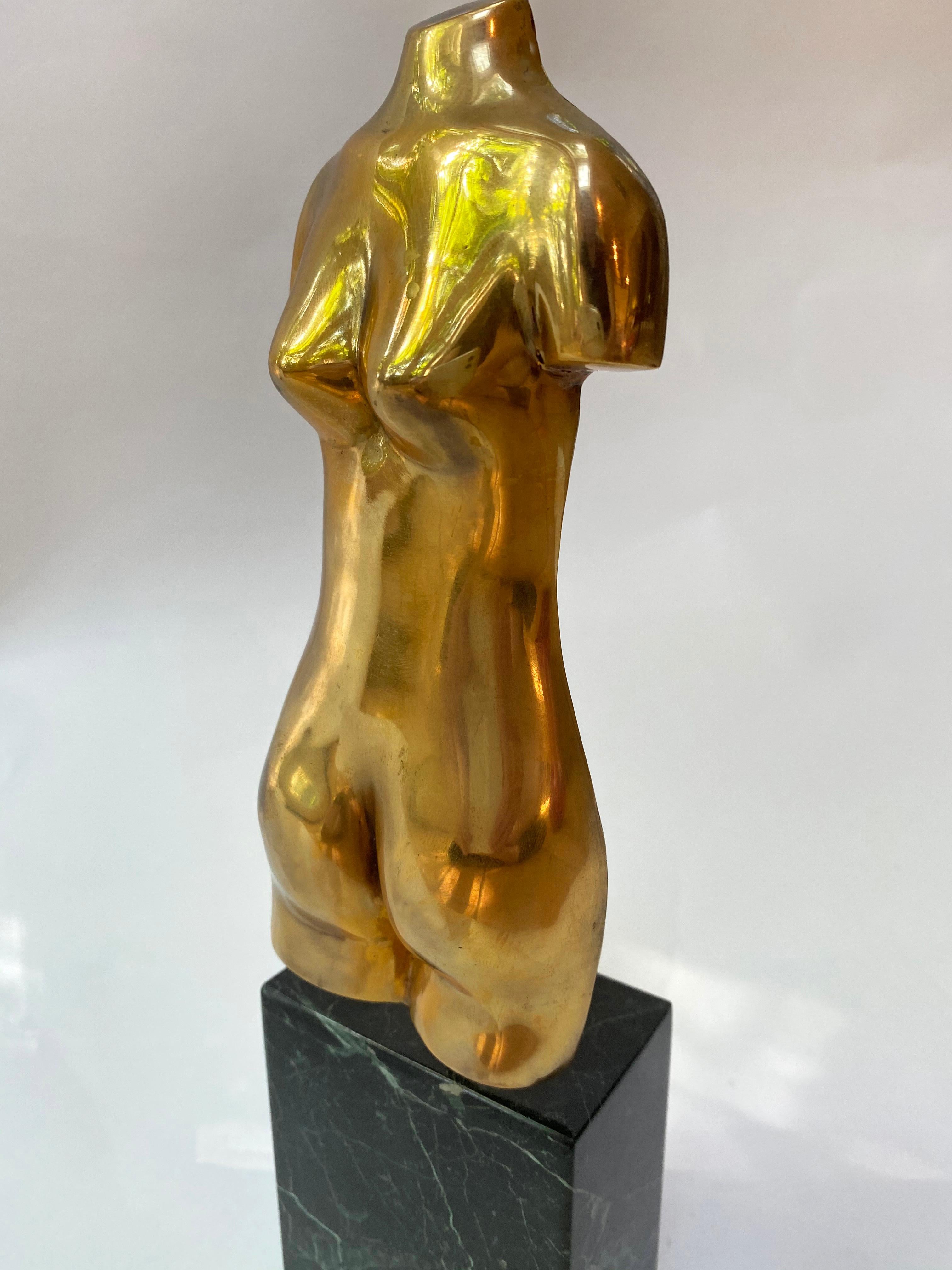Brass Figural Sculpture by Henry Corwin In Good Condition In New York, NY
