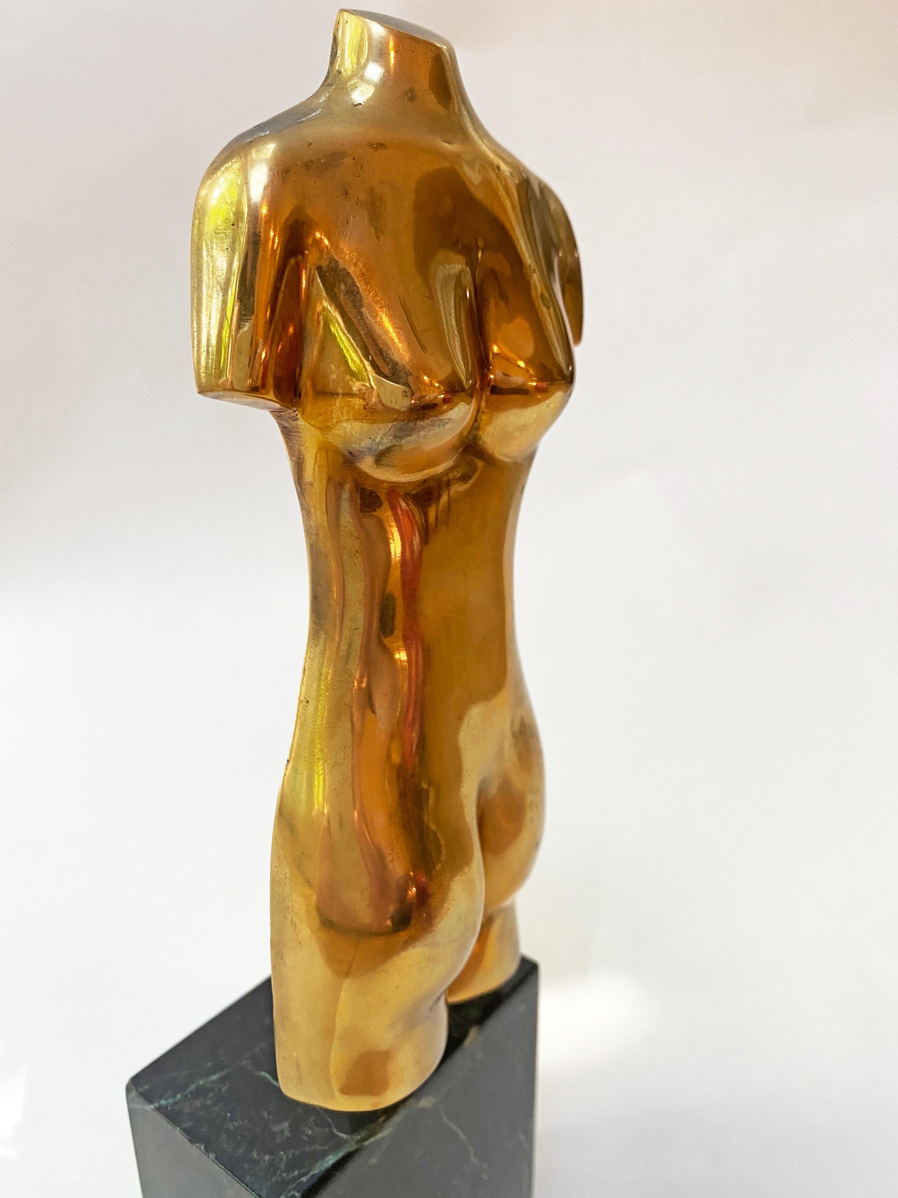 Brass Figural Sculpture by Henry Corwin 1