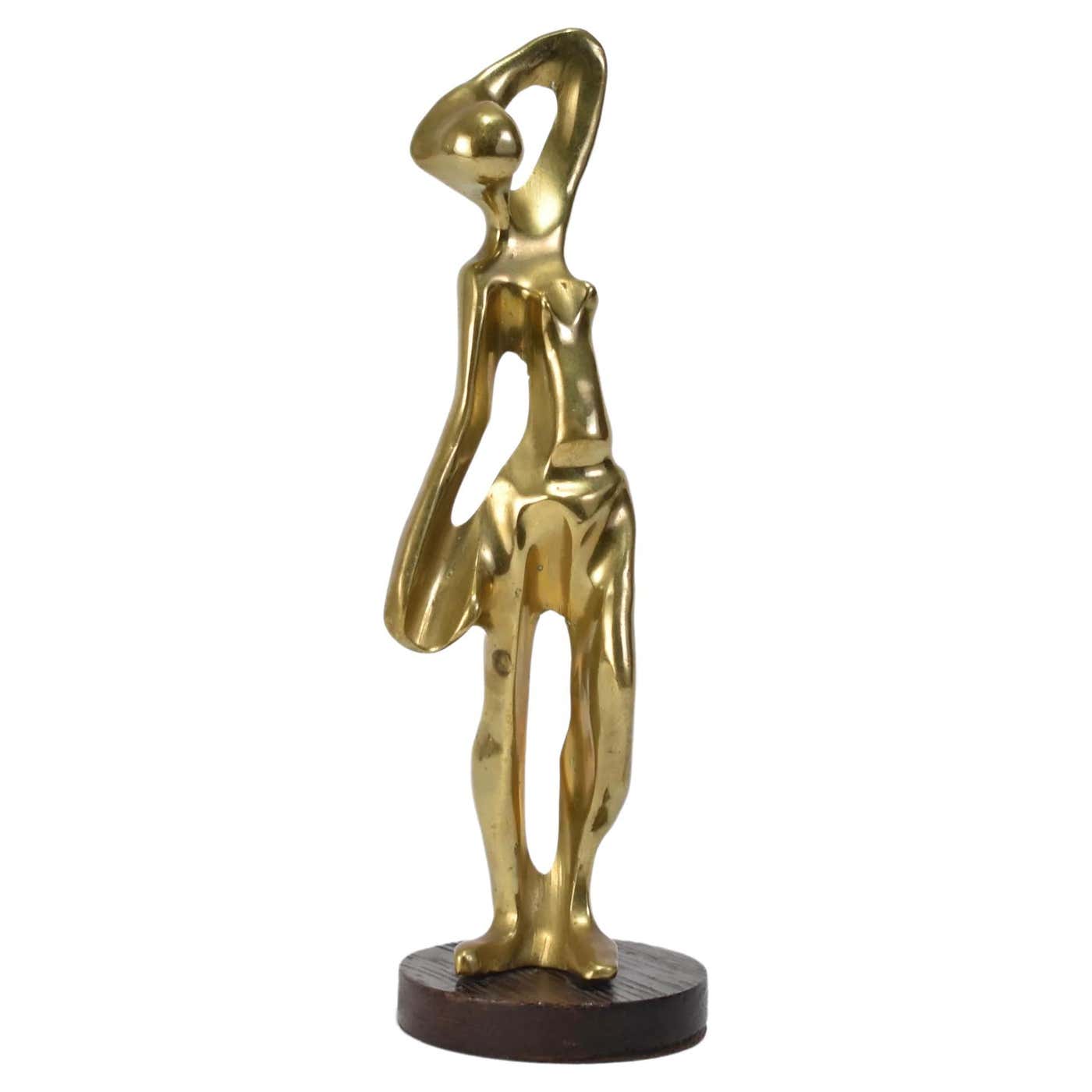 Brass Figure Sculpture at 1stDibs