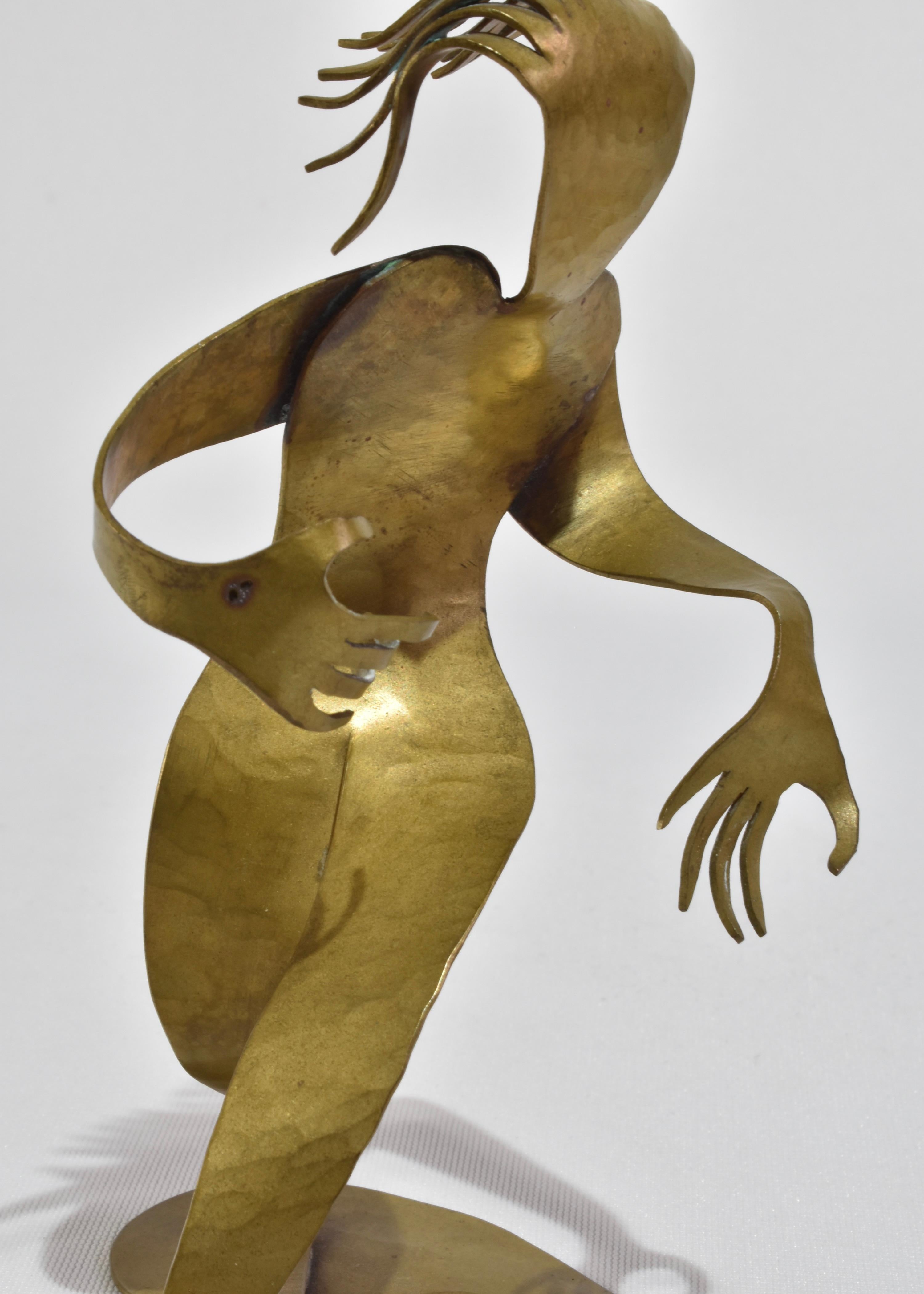 Sculture di figure in ottone in vendita 4